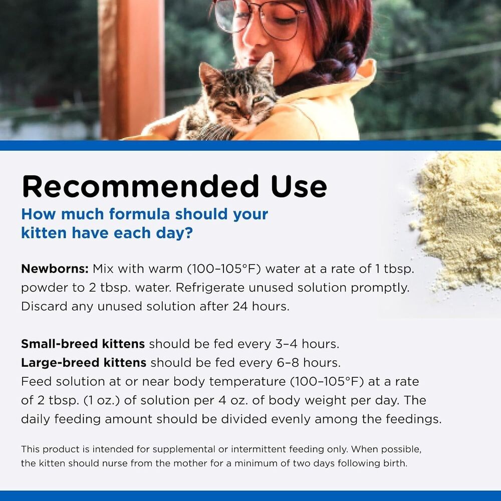 Lot of 3 Nutri-Vet Milk Replacement For Kittens, Powdered Milk, 12oz BB: 12/2026 - Picture 7 of 12